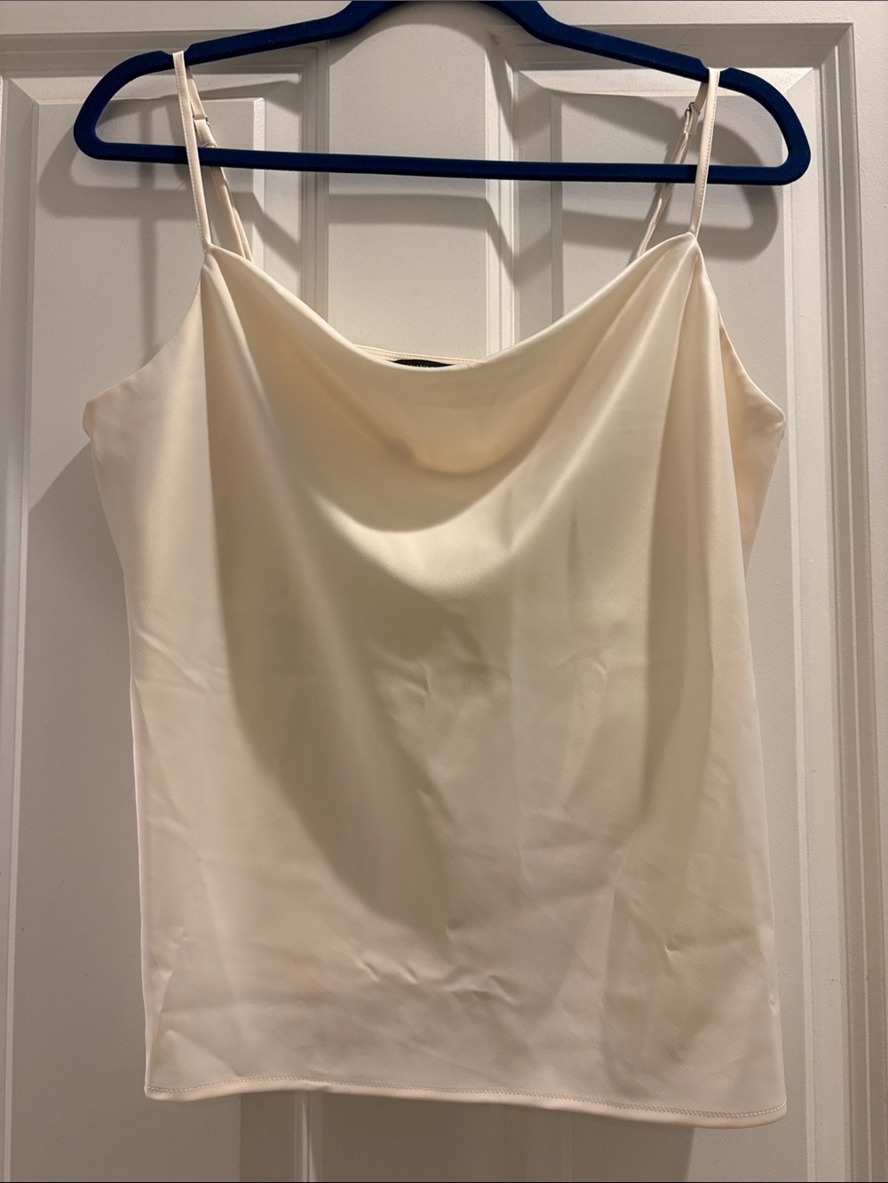 Banana Republic Cream Cowl Neck Spaghetti Strap Camisole